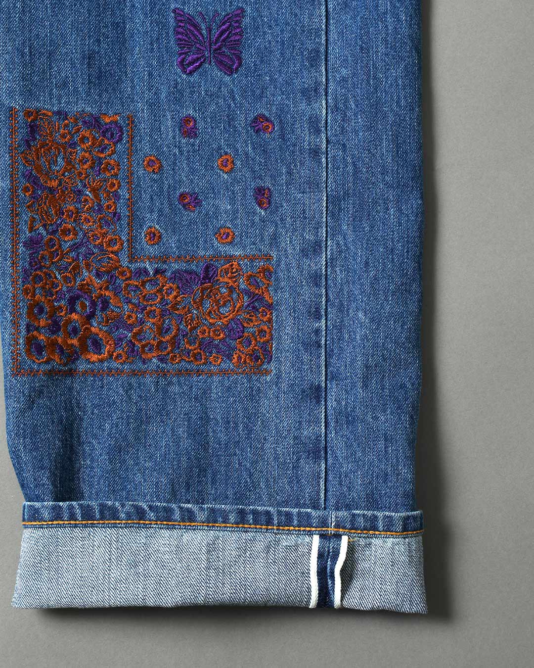 Bandana Embroidered. Denim Pant ¥57,200