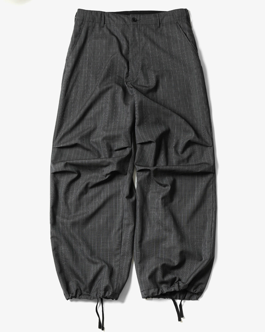 Over Pant - Glen Plaid Tropical Wool ¥71,500