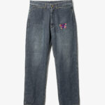 PAPILLON EMB. STRAIGHT JEAN - 12OZ DENIM ¥31,900