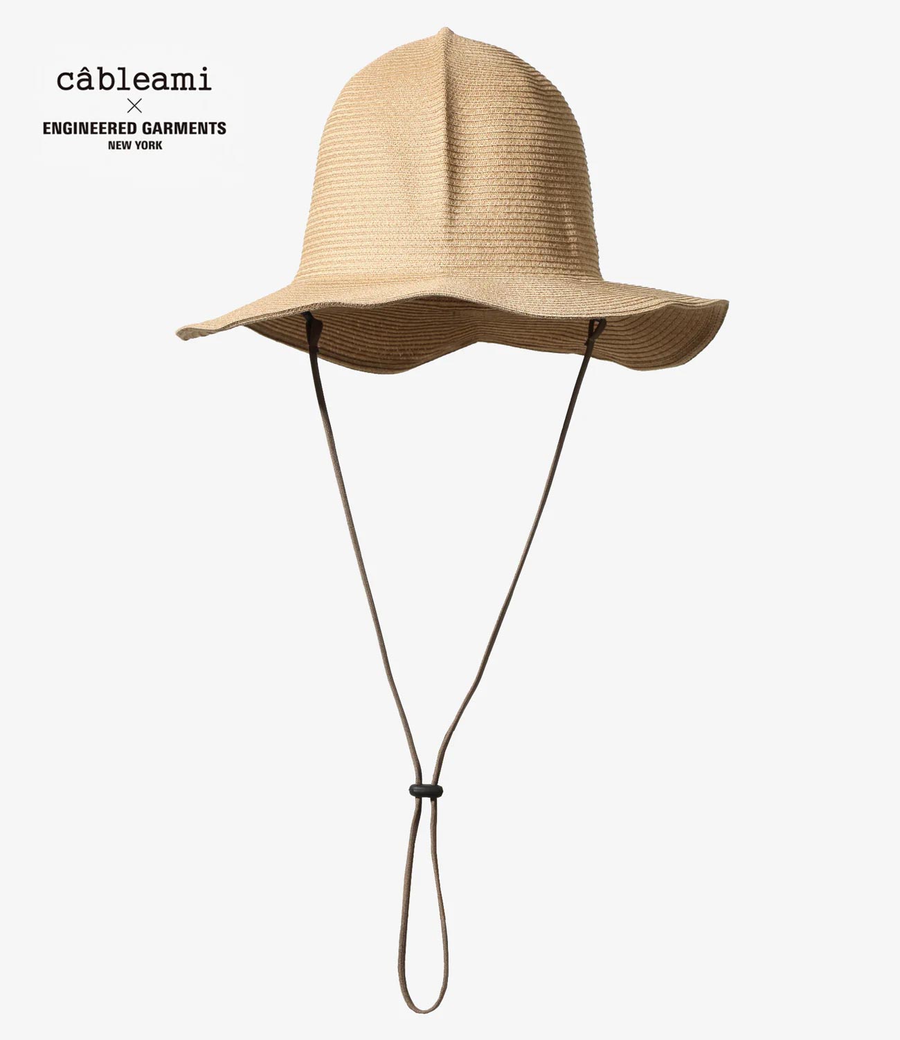 〈ENGINEERED GARMENTS〉x〈CABLEAMI〉COTTON BRAID COLONIAL HAT