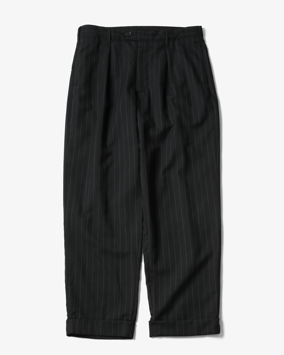 Carlyle Pant - Chalk Stripe Wool Gauze ¥58,300