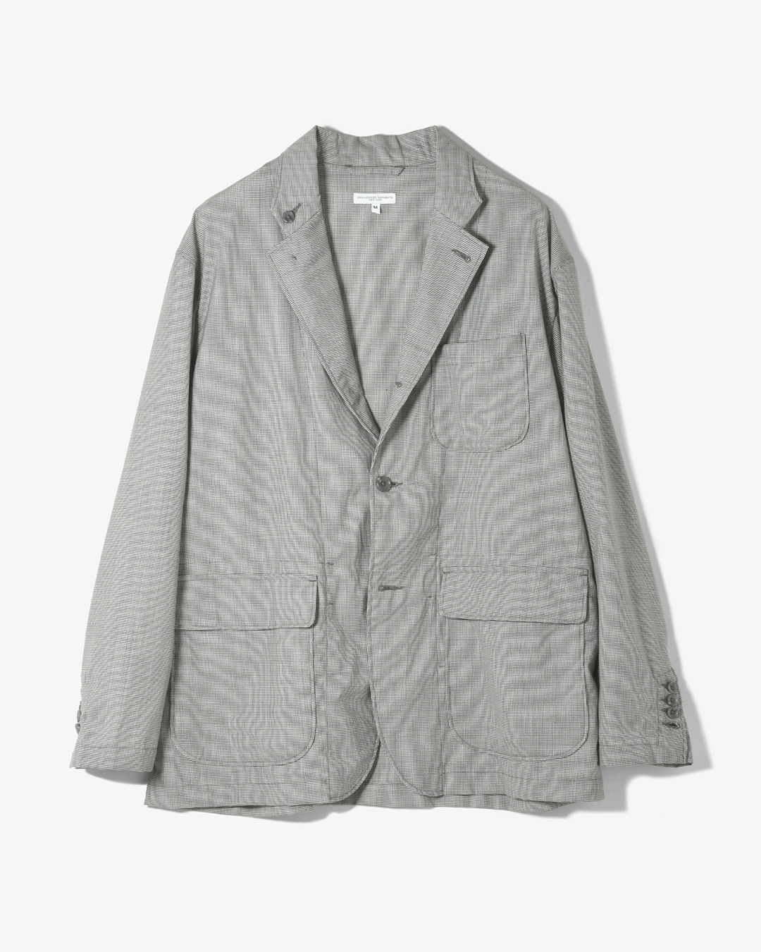 LOITER JACKET - MICRO HOUNDSTOOTH TROPICAL WOOL ¥74,800
