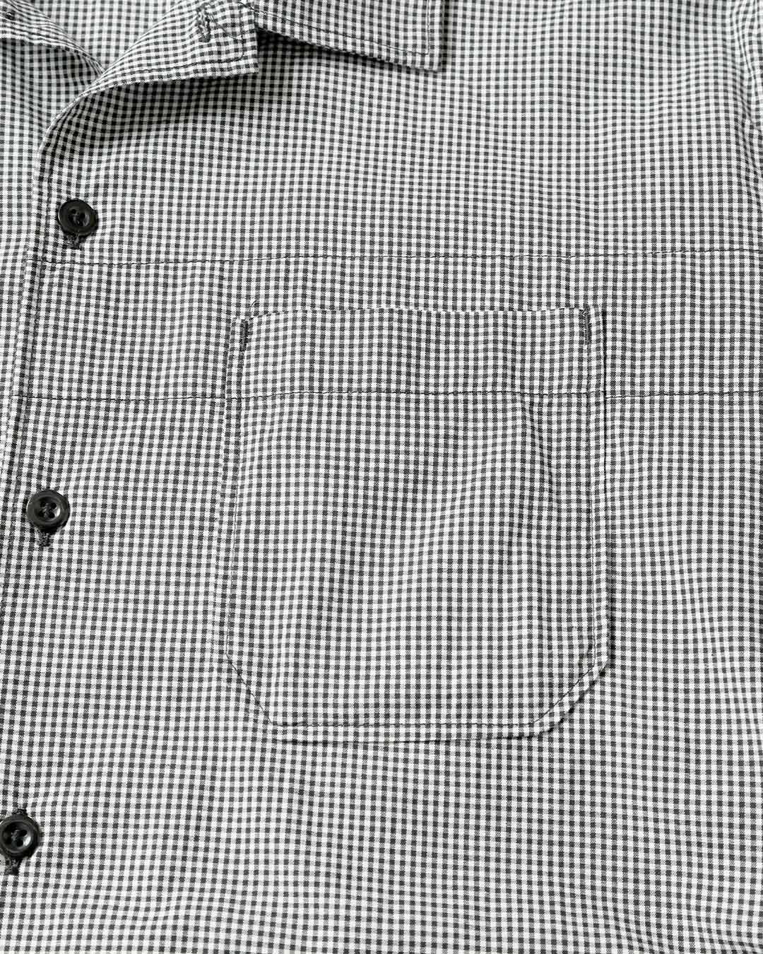 Camp Shirt - Cotton Small Gingham Check ¥35,200