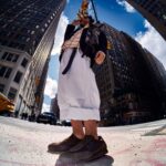 〈EG〉x〈KARHU〉アーストーンを基調に異素材を組み合わせたベルクロシューズ