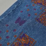 Bandana Embroidered. Denim Pant ¥57,200