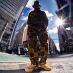 〈EG〉x〈KARHU〉アーストーンを基調に異素材を組み合わせたベルクロシューズ