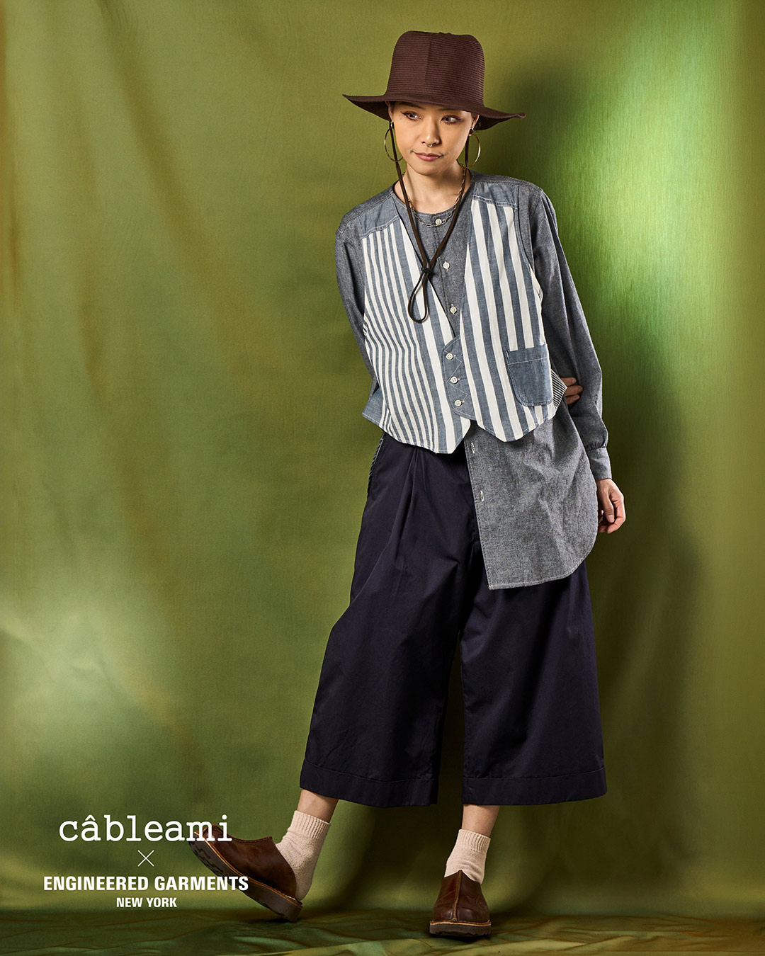 EG〉x〈Cableami〉4/17日(金)発売 柔らかくナチュラルな風合いのブレードハット