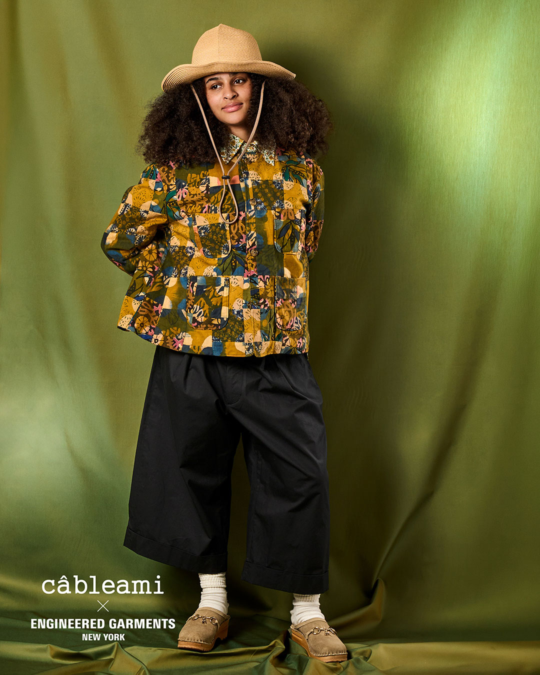 EG〉x〈Cableami〉4/17日(金)発売 柔らかくナチュラルな風合いのブレードハット