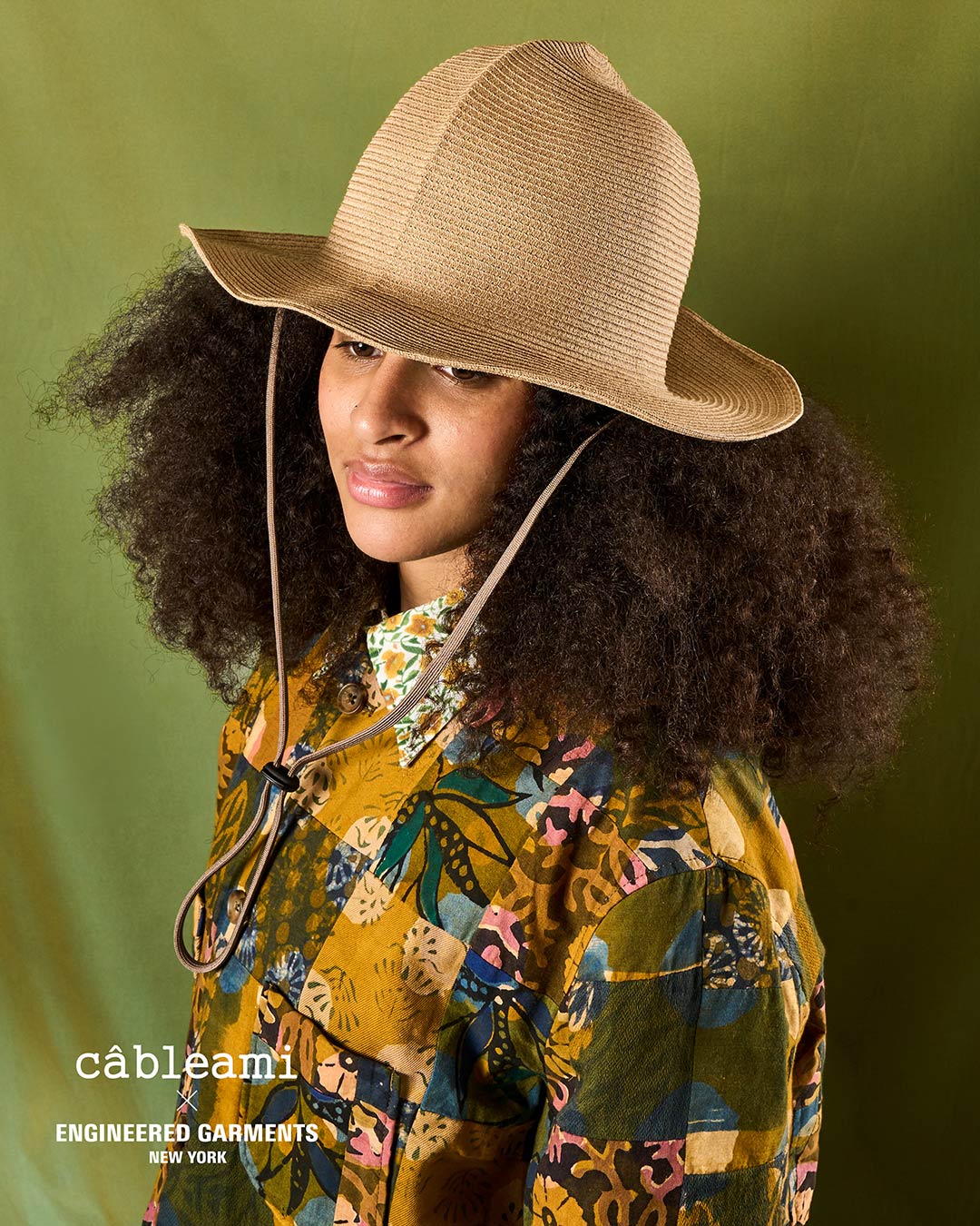 EG〉x〈Cableami〉4/17日(金)発売 柔らかくナチュラルな風合いのブレードハット