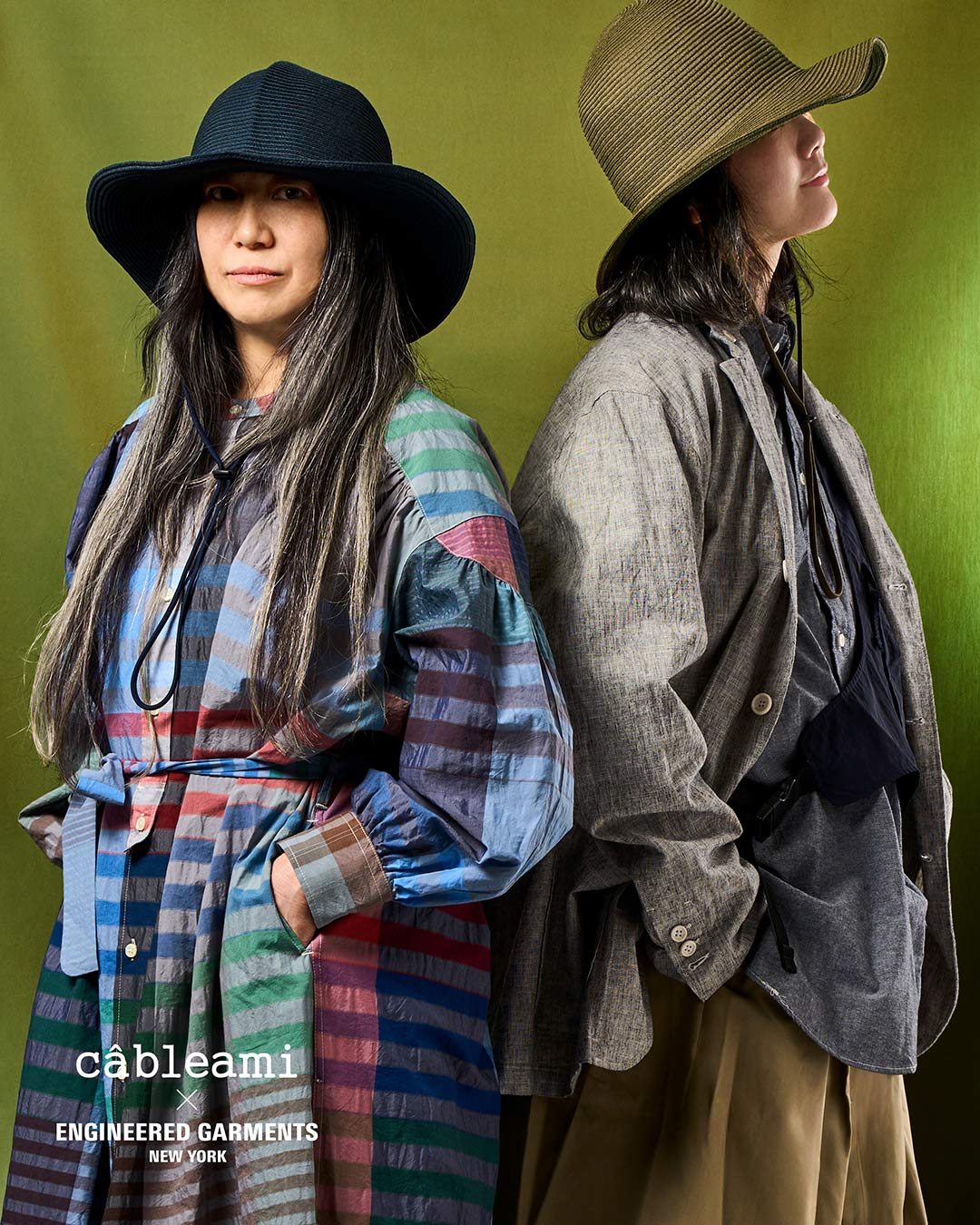 EG〉x〈Cableami〉4/17日(金)発売 柔らかくナチュラルな風合いのブレードハット