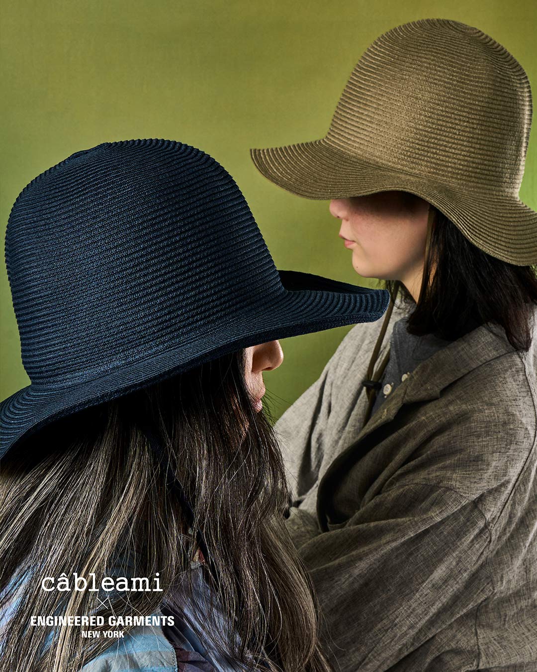 EG〉x〈Cableami〉4/17日(金)発売 柔らかくナチュラルな風合いのブレードハット