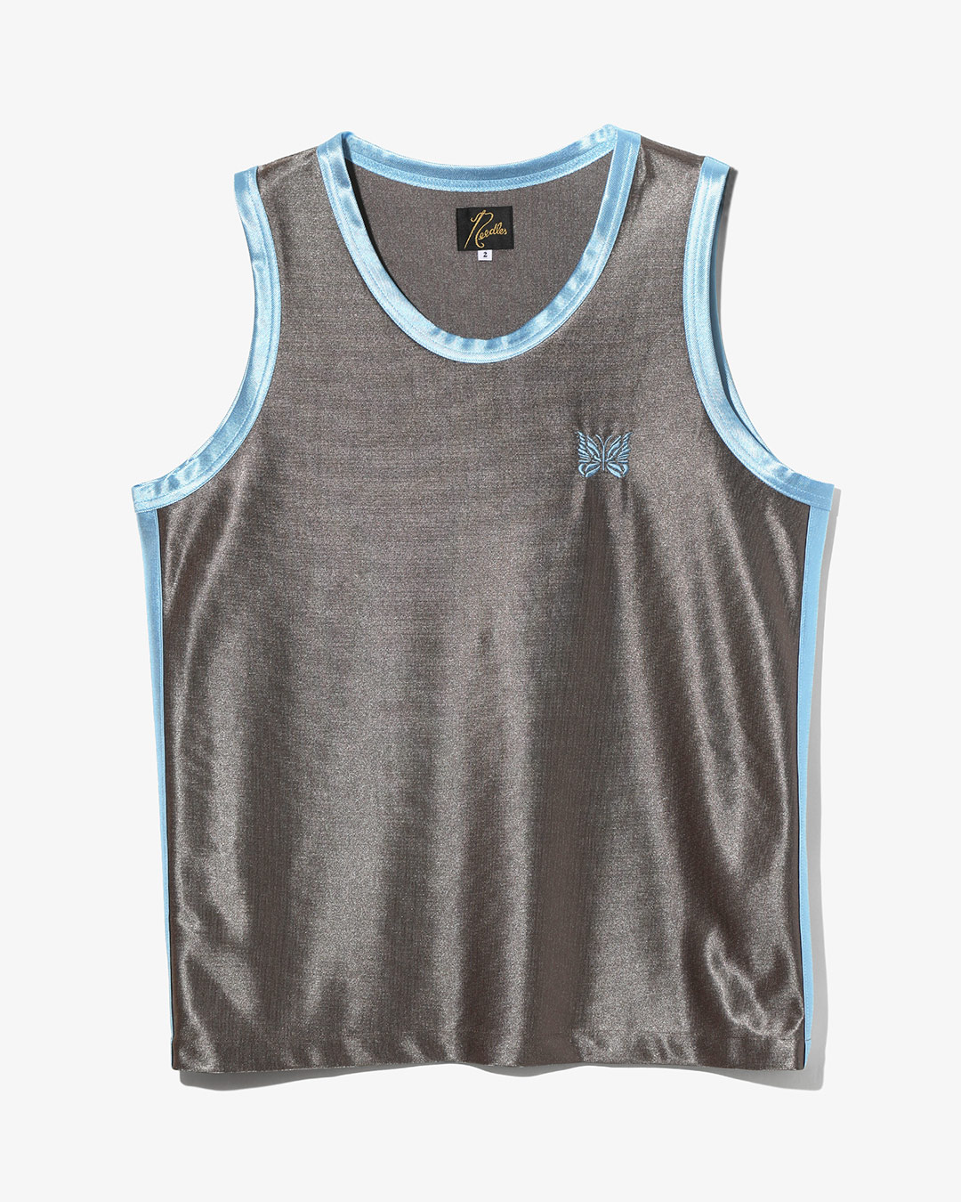 Papillon Emb. Side Line Tank Top - Tricot Sateen ¥12,100