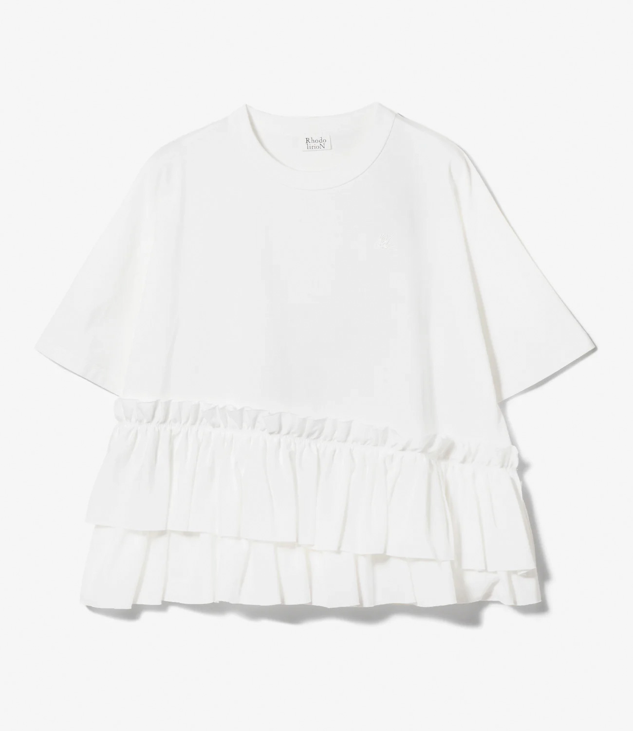 RHODOLIRION SWALLOW FRILL TIERED TOP