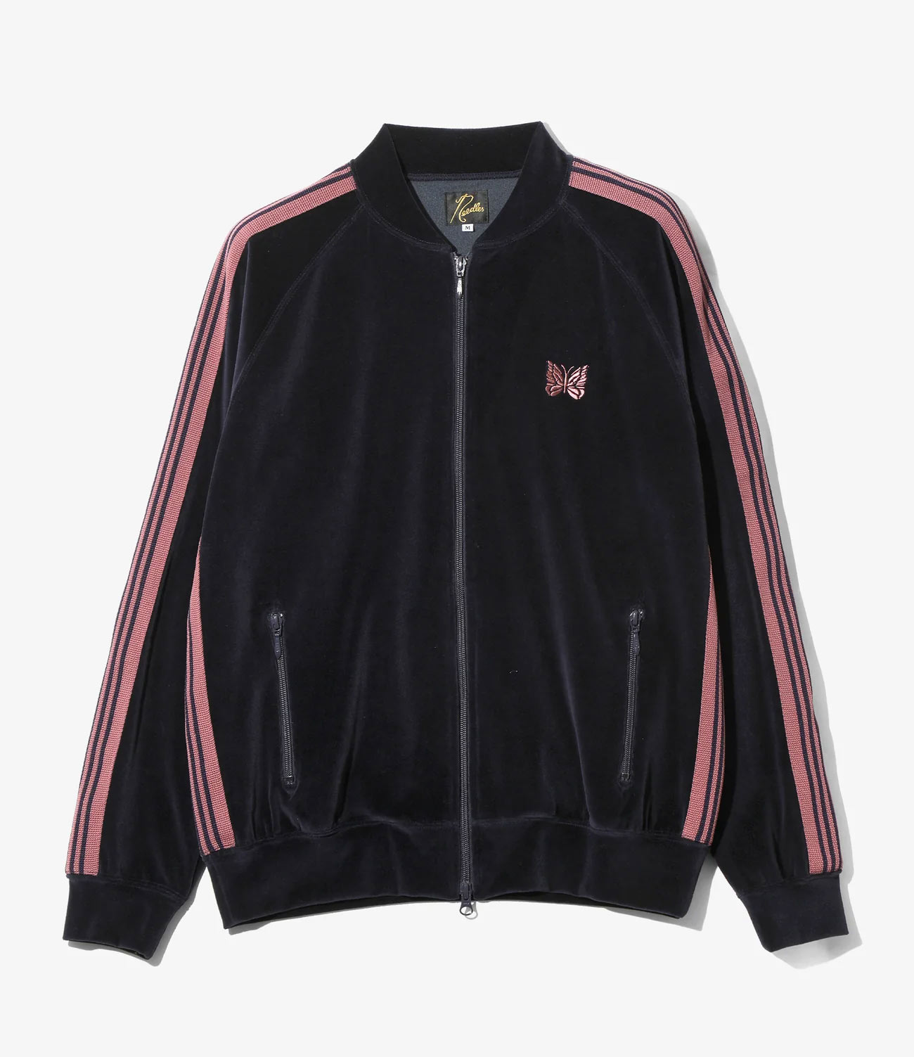 NEEDLES RIB COLLAR TRACK JACKET