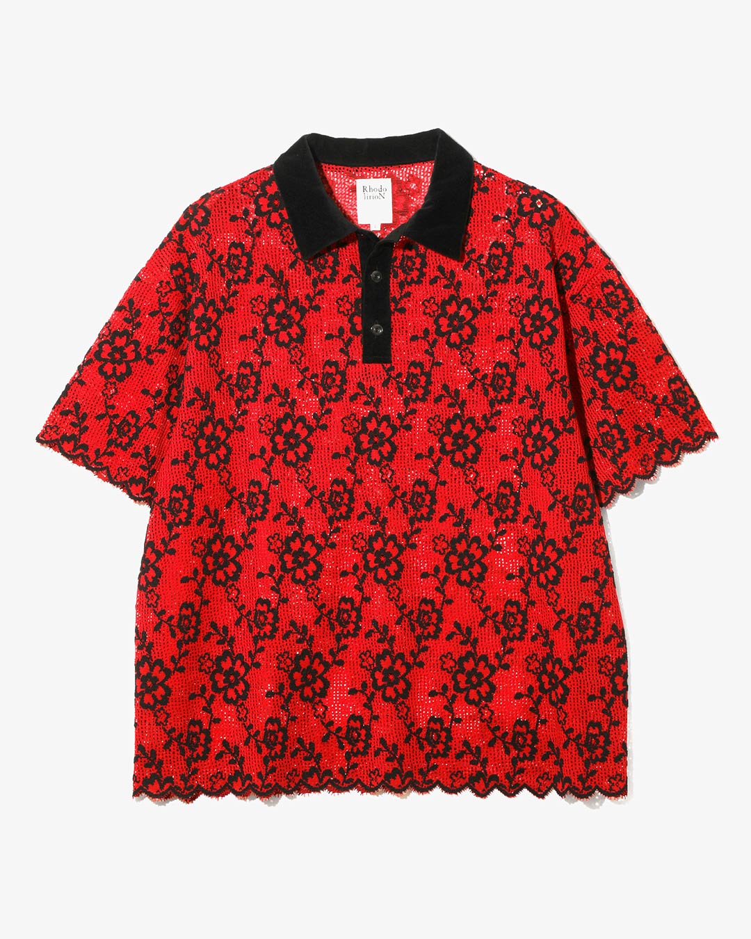 Polo Shirt - Flower Lace ¥29,700