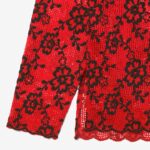 Crew Neck Tee - Flower Lace ¥25,300