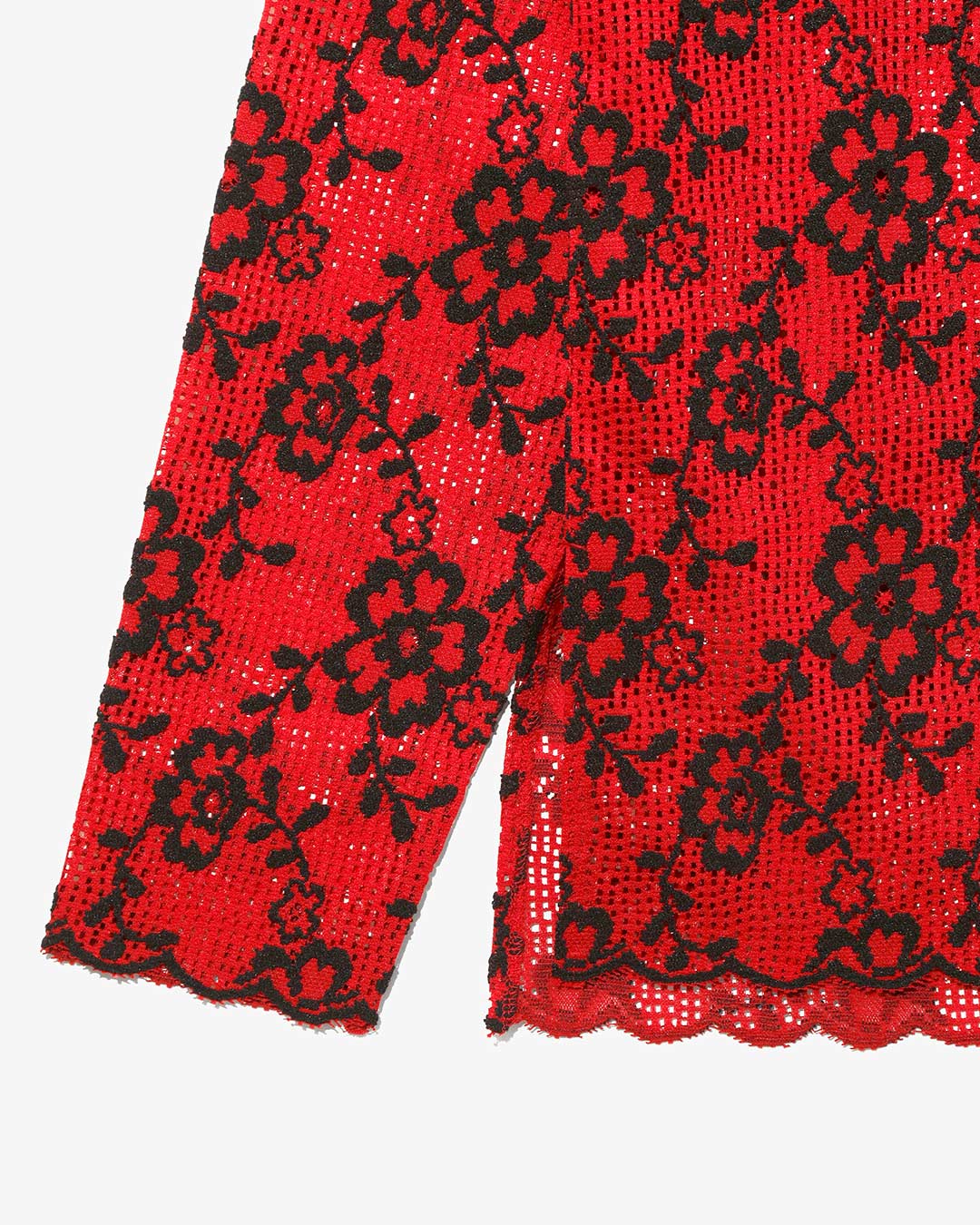 Crew Neck Tee - Flower Lace ¥25,300