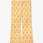 Slit Flare Pant - Flower Lace ¥30,800