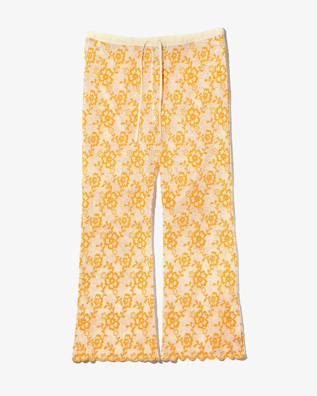 Slit Flare Pant - Flower Lace ¥30,800