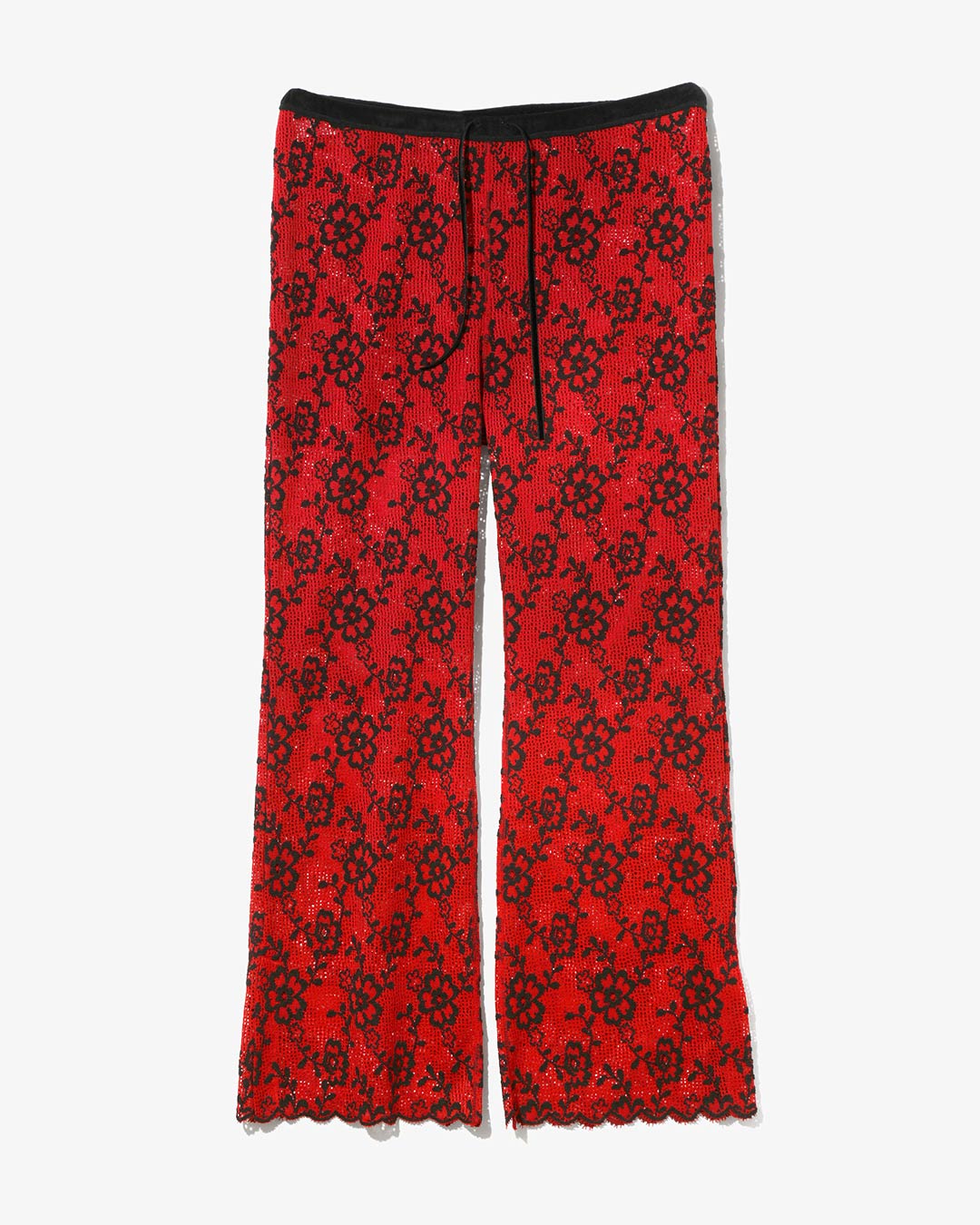 Slit Flare Pant - Flower Lace ¥30,800