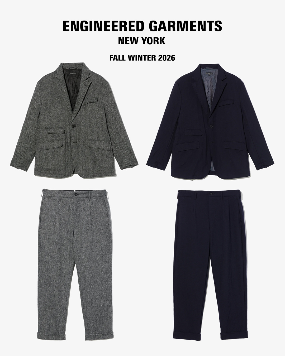 〈ENGINEERED GARMENTS〉26年秋冬「ANDOVER JACKET ＆ PANT」が入荷