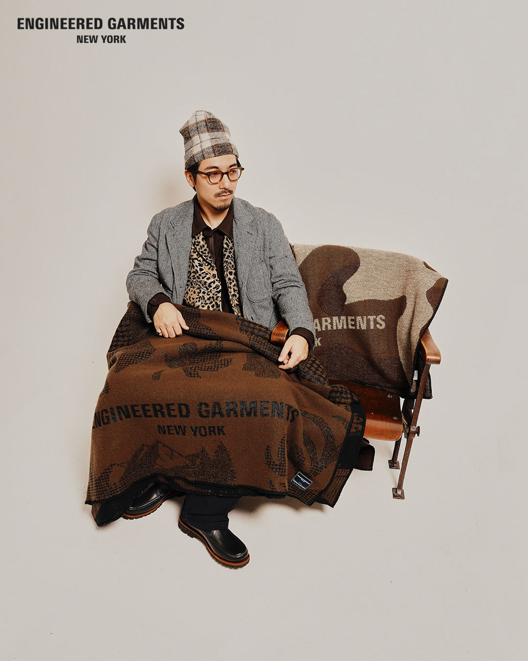 〈EG〉x〈Faribault Mill〉伝統的なブランケットメーカーとのコラボレーションプロダクト