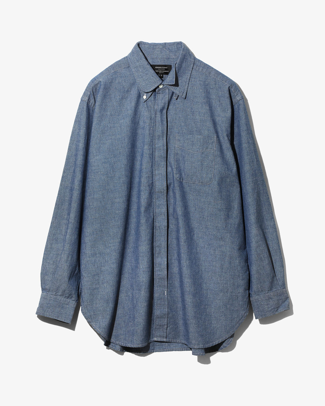 EG Four Collar Shirt - Chambray ¥38,500