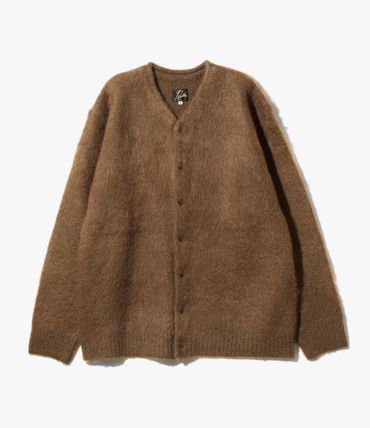 NEEDLES MOHAIR CREW NECK CARDIGAN