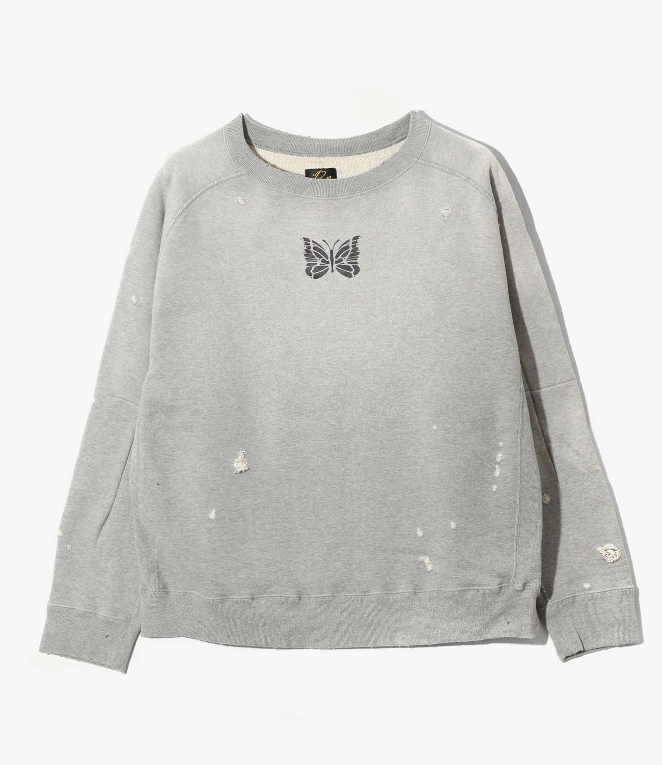 NEEDLES DECONSTRUCTED SWEAT SHIRT