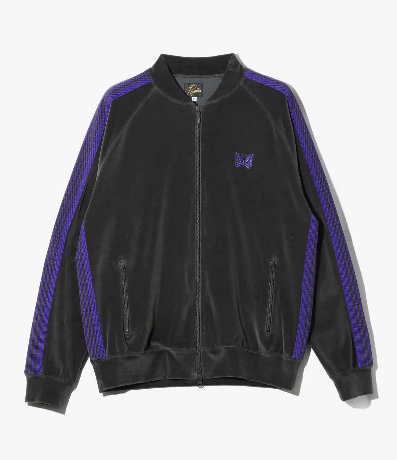 NEEDLES RIB COLLAR TRACK JACKET