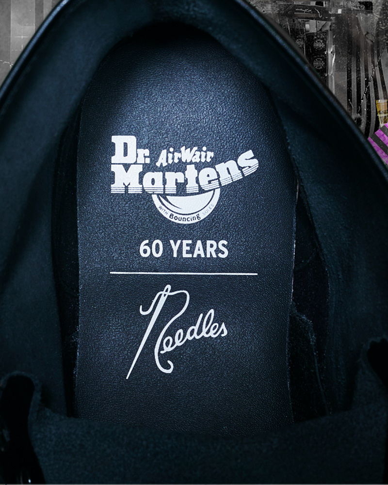 〈NEEDLES〉x〈Dr.MARTENS〉 誕生60年周年を記念した8ホールブーツが発売