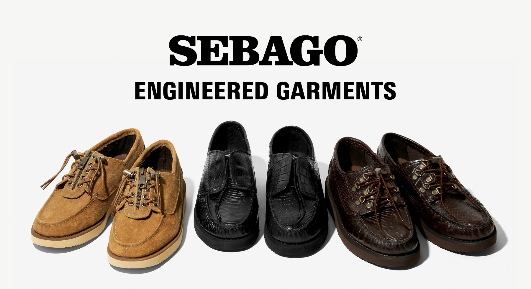 ENGINEERED GARMENTS〉 x 〈SEBAGO〉RELEASING on 4.17 （SAT 
