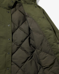BANDED COLLAR DOWN JACKET - POLY RIPSTOP ¥58,300