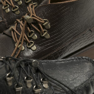 OVERLAP MID - REPTILE STAMPED LEATHER ¥34,100