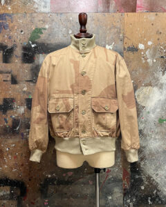 A-1 Jacket - Animal Print Cotton Flat Twill ¥53,900