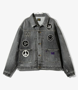 Assorted Patches Jean Jacket - 13oz Denim / Distressed ¥41,800