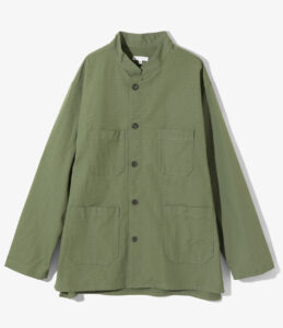 Dayton Shirt - Olive Cotton Ripstop ¥28,600