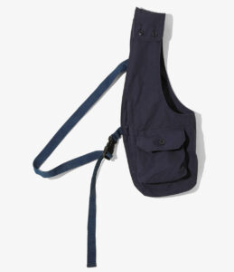 Shoulder Vest - Navy Cotton Duracloth Poplin ¥24,200