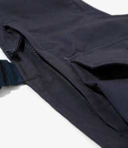 Shoulder Vest - Navy Cotton Duracloth Poplin ¥24,200
