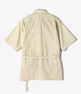 S/S Bush Shirt - Pima Cotton Broadcloth ¥35,200