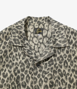 L/S Cabana Shirt - PE/C/N Leopard Jq. ¥26,400