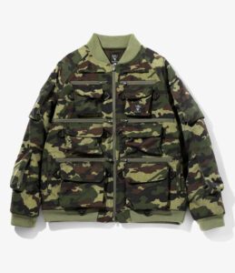 SOUTH2 WEST8 MULTI-POCKET ZIPPED DOWN JACKET