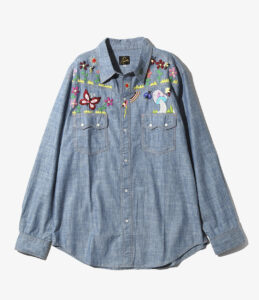 Western Shirt - Cotton Chambray / India Emb. ¥39,600