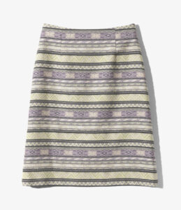 C.C. Skirt - Cotton Ethnic Stripe Jq. ¥22,000