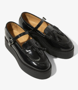 Loafer Platform - Enamel Coated Synthetic Leather ¥39,600