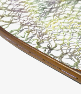 HANDMADE TIE-DYE LANDING NET / CURVE - STAG GRIP ¥42,900