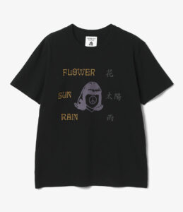 S/S CREW NECK TEE - FLOWER,SUN,RAIN ¥7,700