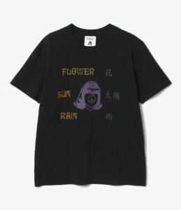 S/S CREW NECK TEE - FLOWER,SUN,RAIN ¥7,700