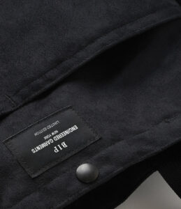 MULTI-POCKET BAG - BLACK POLYESTER FAKE SUEDE ¥41,800