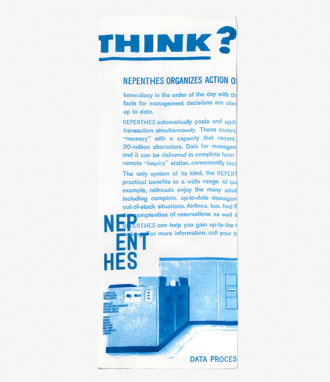 〈NEPENTHES〉 × 〈太田和彦〉異色のコラボから生まれたオリジナル手ぬぐい